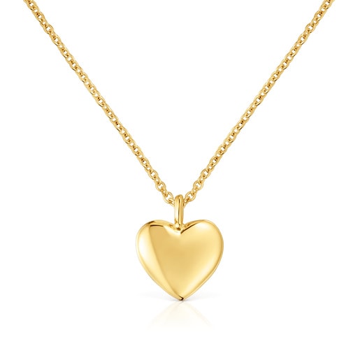 Short gold heart Necklace My Other Half