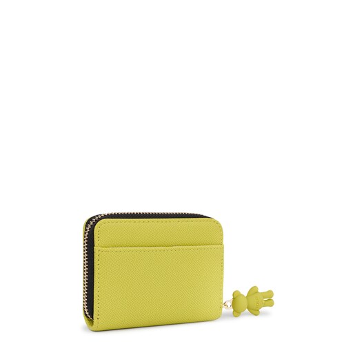 Lime green TOUS La Rue Change purse | TOUS