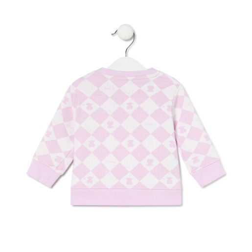 Sweatshirt Casual cor-de-rosa