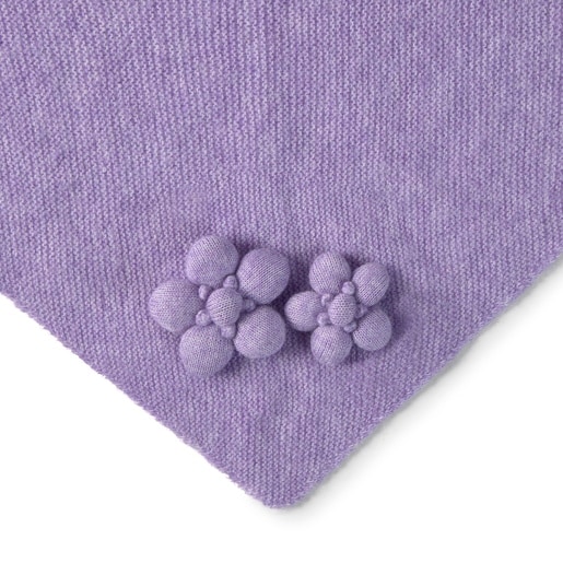 وشاح مثلث الشكل باللون الموف من التشكيلة TOUS Daisy