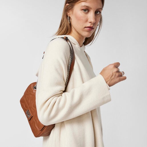 Маленькая коричневая сумка-кроссбоди Kaos Dream с клапаном