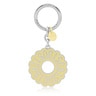 Yellow Key ring TOUS Circle Logo