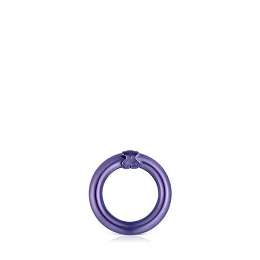 Kleiner Ring Hold aus lilafarbenem Silber
