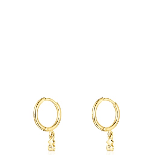 Aretes Cool Joy con baño de oro 18 kt sobre plata