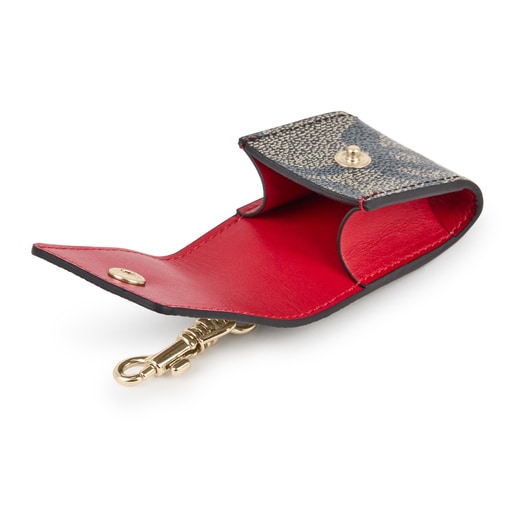 Small black Kaos Legacy hanging Case for AirPods