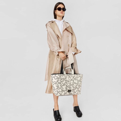 Medium beige Kaos Pix Tote bag