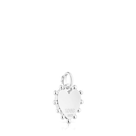 Pendentif en argent cœur San Valentín