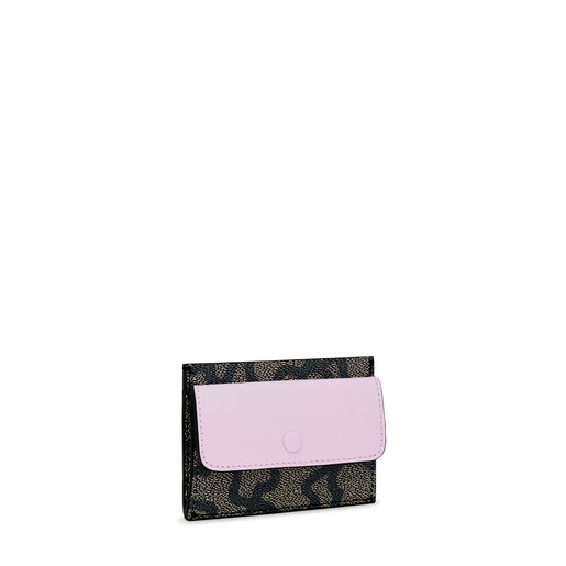 حامل بطاقات Kaos Legacy باللونين الأسود والموف