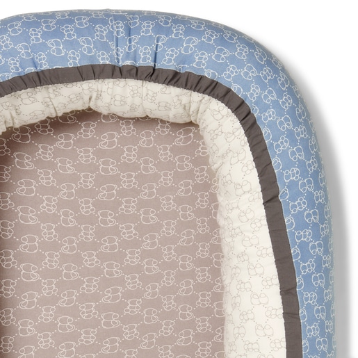 Ninho para a cama dos pais de bebé Icon azul