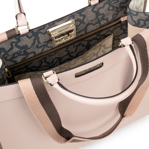 Большая бежевая сумка-шоппер Kaos Legacy