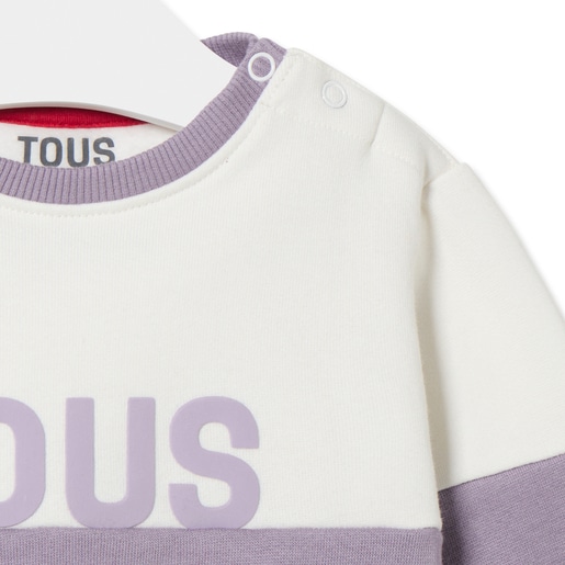 TOUS logo sweatshirt in Casual lilac