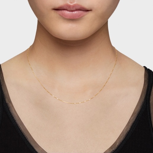 Gold fine-rope Choker measuring 45 cm TOUS Chain