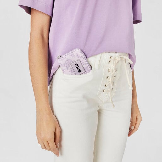Monedero malva Kaos Pix