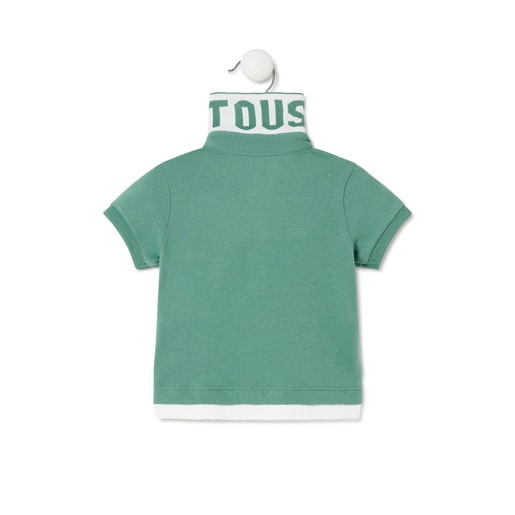 Polo t-shirt in Casual green