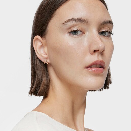 Individual 6 mm gold hoop Earring Basics