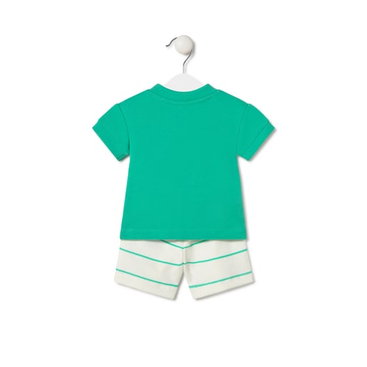 Conjunto de bebé Vibrant verde