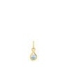 Colgante con baño de oro 18 kt y topacio Alma Motif