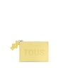 Κίτρινη θήκη καρτών TOUS La Rue