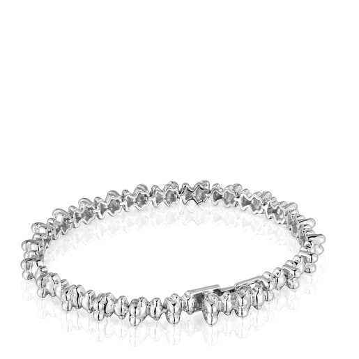 Silver chain Bracelet with bear motifs Bold Bear