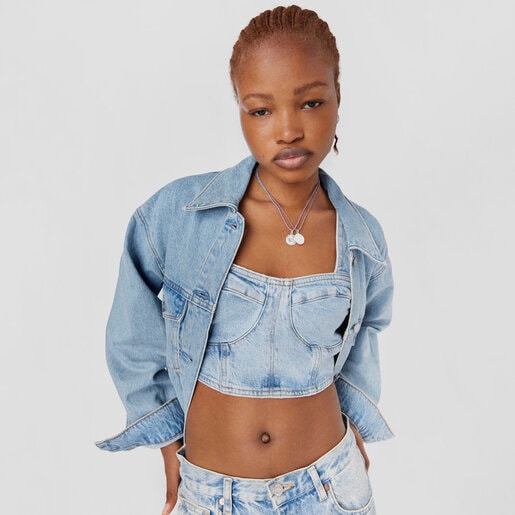 Medalla de plata crochet oso Effecttous