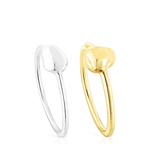 Silver and silver vermeil TOUS Joy Bits rings | TOUS