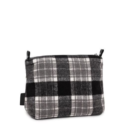 マルチグレーのミディアムバッグ Amaya Kaos Shock