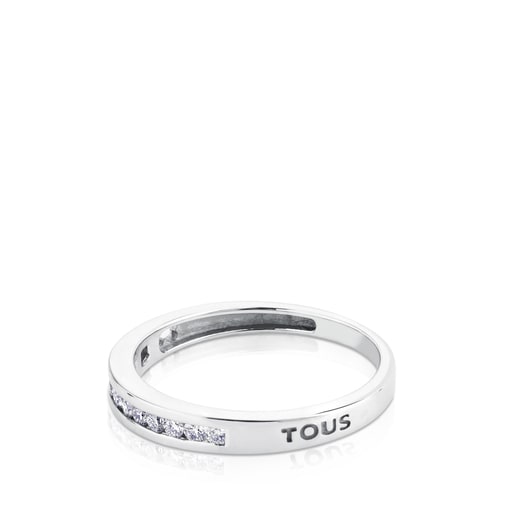 White Gold TOUS Les Classiques Ring with Diamonds 0,18ct
