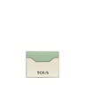 Khaki TOUS Kaos Mini Evolution Flap Cardholder