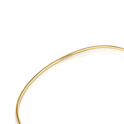 Gargantilla con baño de oro 18 kt sobre plata TOUS Flechazo