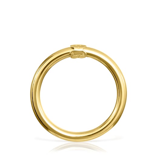 Vermeil Silver Hold Ring