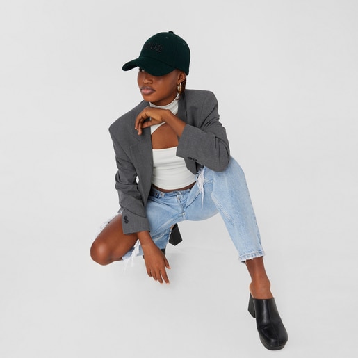 כובע מצחייה TOUS Olympe בצבע ירוק