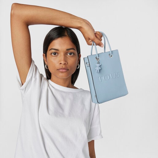 Mini bolso azul TOUS La Rue