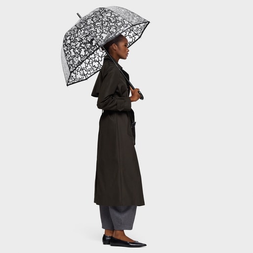 Paraguas grande Kaos transparente