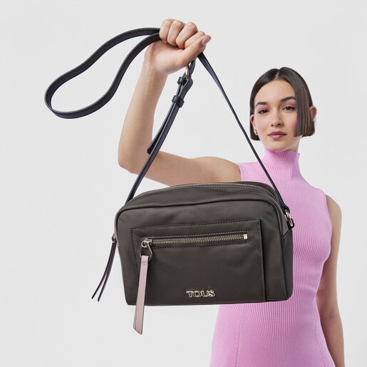 Bandolera mediana Shelby caqui