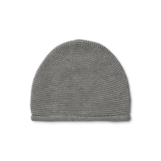 Gorro de bebé de recién nacido Tricot gris