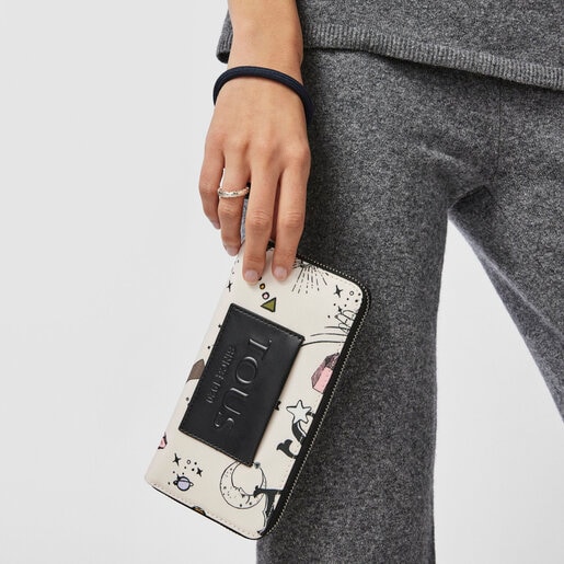 Бежевый кошелек TOUS Magic среднего размера