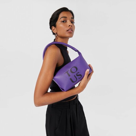 Lilac-colored leather TOUS Balloon Shoulder bag