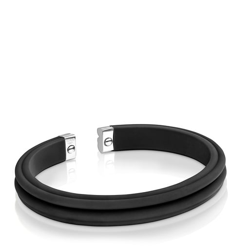 Black steel Bangle TOUS Man