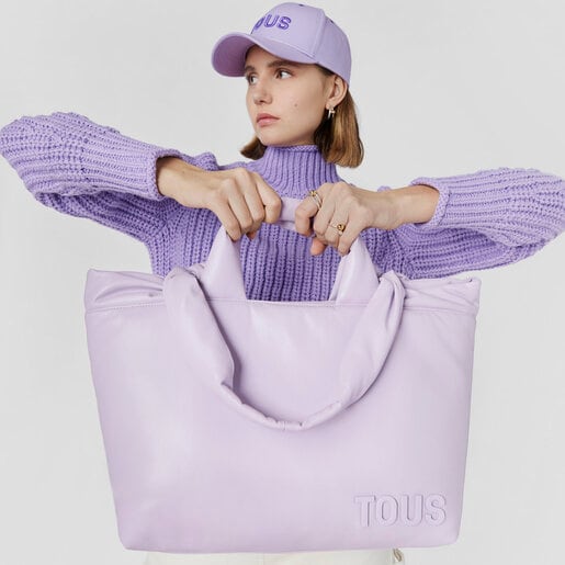 Large mauve Tote bag TOUS Carol | TOUS