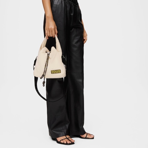 Beige Bucket bag TOUS Carol Soft