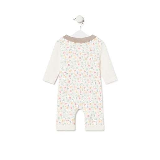 Pijama d'una peça per a nadó nen In multicolor