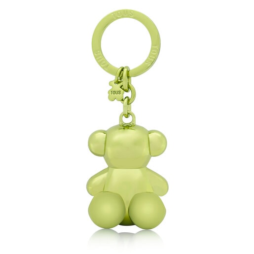 Lime green Bear Key ring Bold Bear