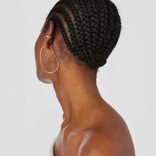 עגיל הליקס Twiling מוורמיל כסף וכסף כהה