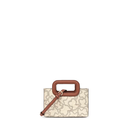 Mini beige Kaos Icon Crossbody bag | TOUS