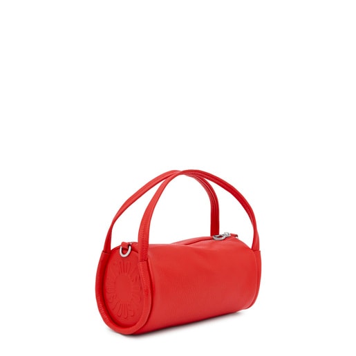 Kleine Reisetasche TOUS Miranda aus Leder in Rot