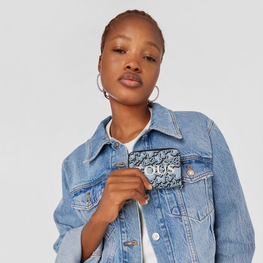 Monedero colgante azul TOUS Kaos Mini Evolution