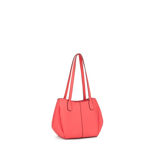 Small coral TOUS Terra Tote Bag