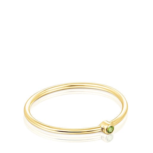 Gold TOUS Cool Joy Ring with chrome diopside | TOUS