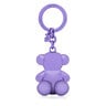 Dark-lilac-colored Bear Key ring Bold Bear