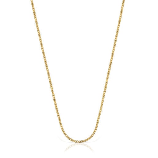 Choker with 18kt gold plating over silver measuring 45 cm TOUS Chain | TOUS